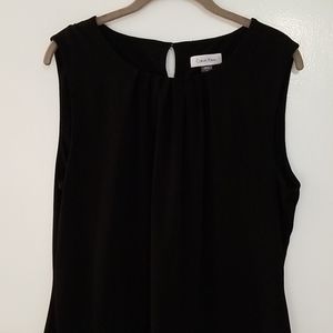 Calvin Klein Black Top w Keyhole back